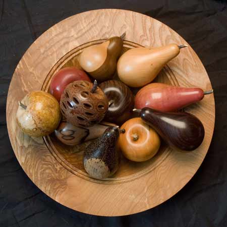 wooden fruit