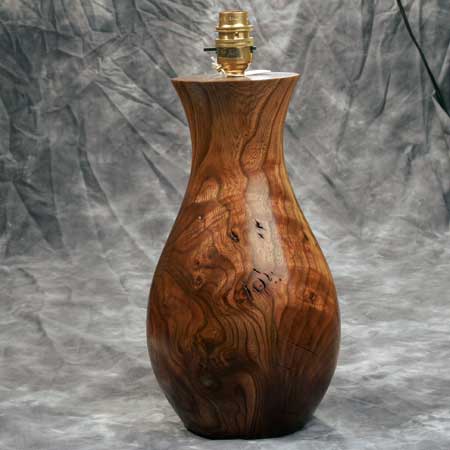 Burr Elm Lamps